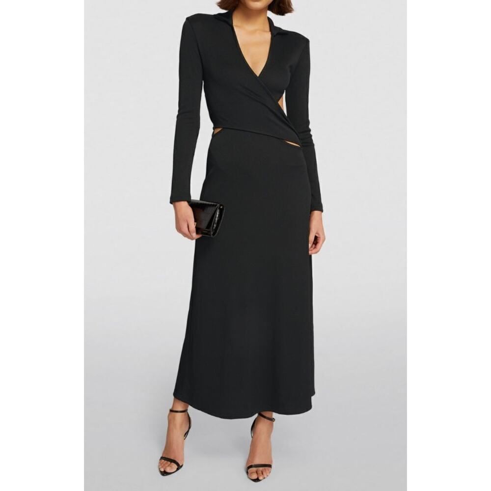 Christopher Esber Archer Interlock Fran Dress black AU12/US8